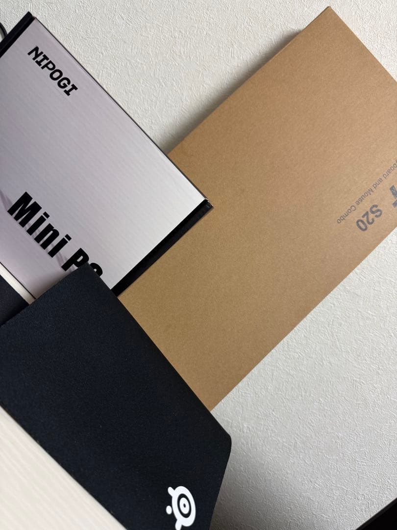 NIPOGI ミニPC キーボード/マウス/マウスパッド　セット