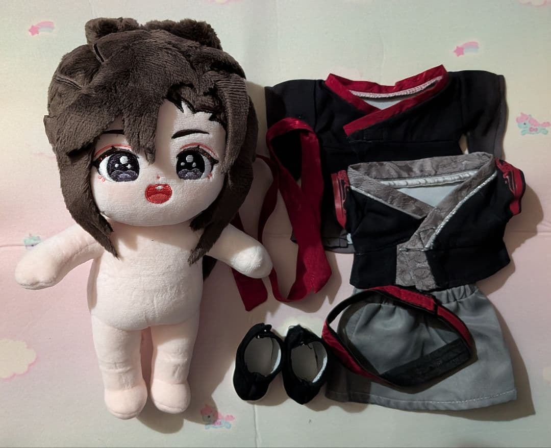 魔道祖師 ぬいぐるみ 20cm minidoll 魏無羨 藍忘機 本体 衣装