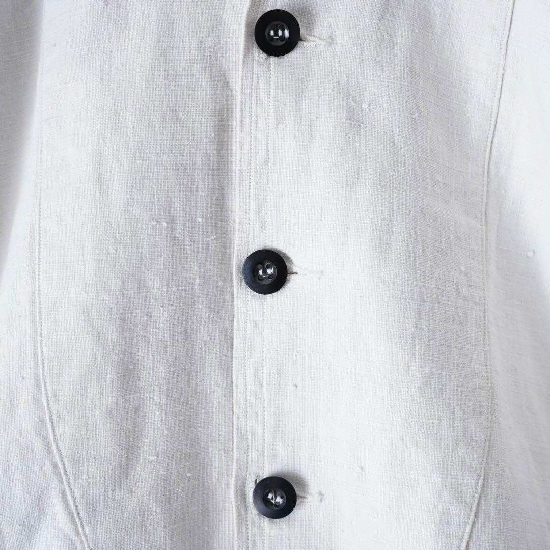 1930s フレンチリネン アンティーク ヴィンテージ リネンコート ビヨード