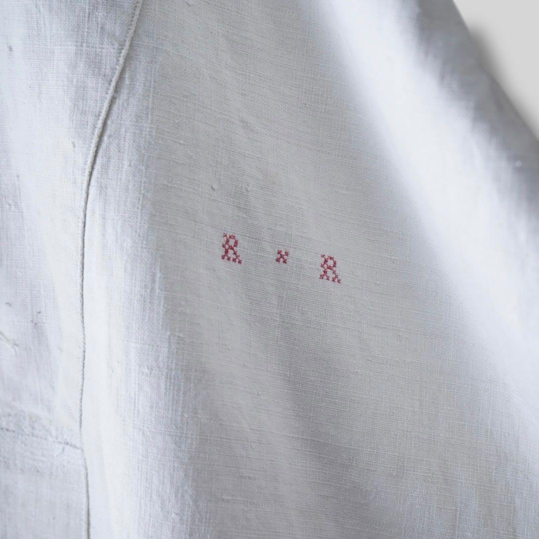 1930s フレンチリネン アンティーク ヴィンテージ リネンコート ビヨード