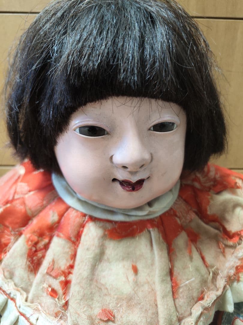 市松人形　抱き人形　60cm　アンティーク