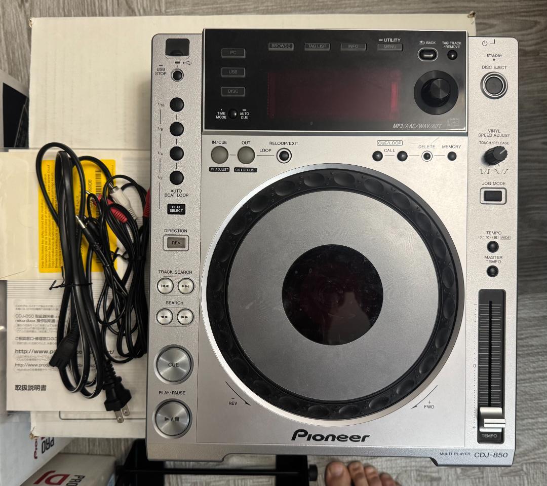 Pioneer DJM400箱ありCDJ850二台箱あり+EFX-500 おまけ