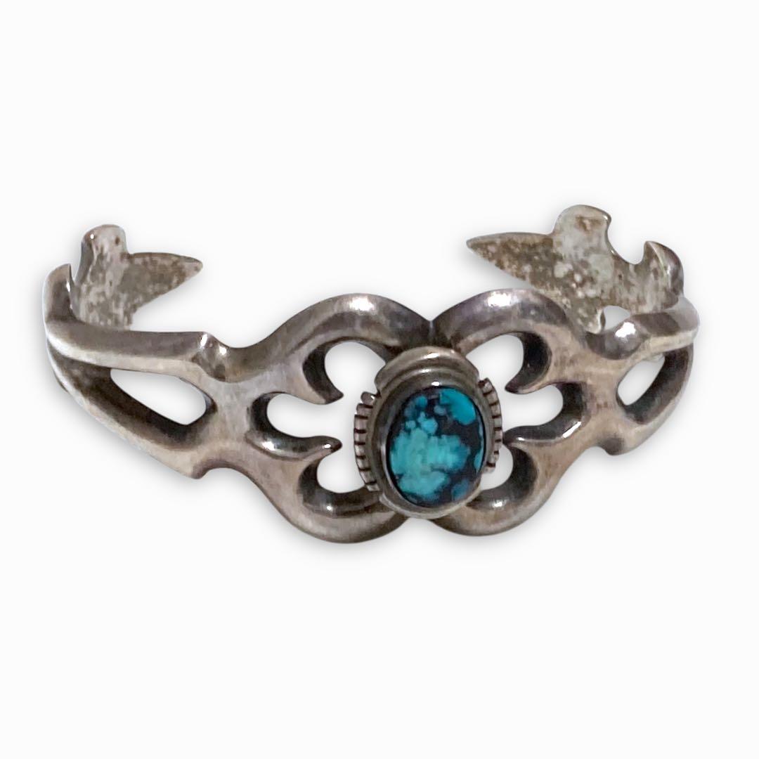 NAVAJO Francis L Begay バングル ターコイズ　シルバー