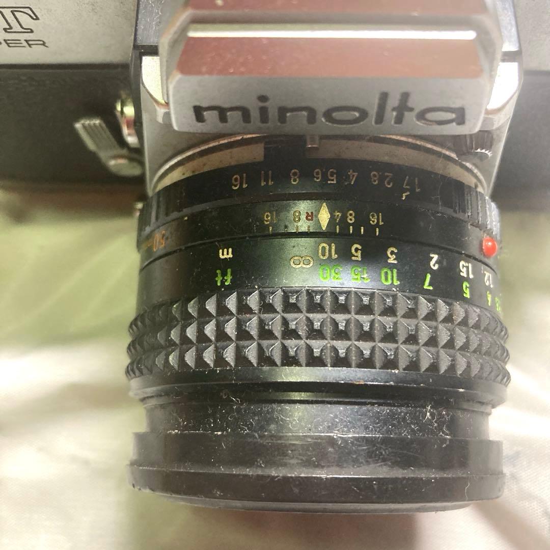 Minolta SR-T Super フィルム一眼レフカメラ　昭和レトロ