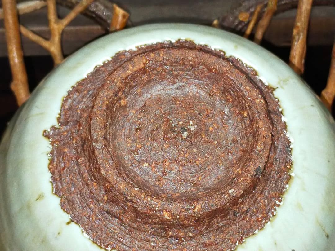 ♥美濃焼　青山鉄郎　白釉　茶碗　共箱付き　骨董品