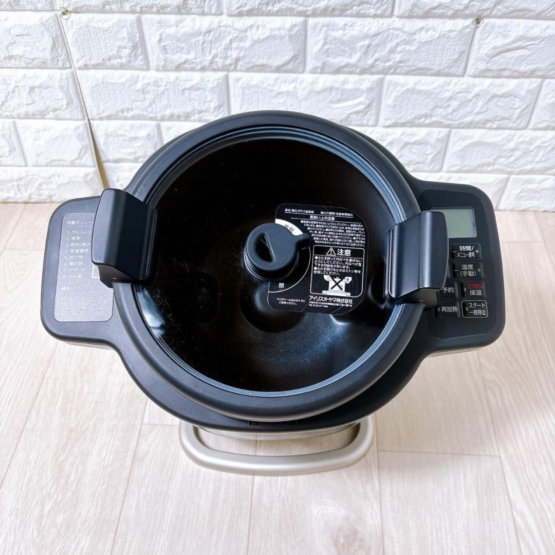 アイリスオーヤマ 自動調理鍋 シェフドラム DAC-IA2-H 2024年製