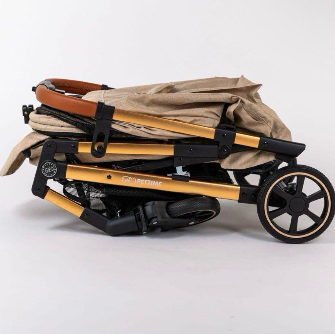 美品 ペットカート バギー 4輪 ワンタッチ 折り畳み 軽量 コンパクト