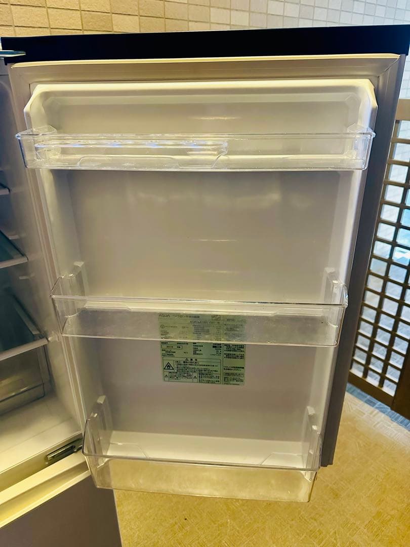 AQUA アクア 冷蔵庫 184L 右開き ホワイト 一人暮らし 二人暮らし