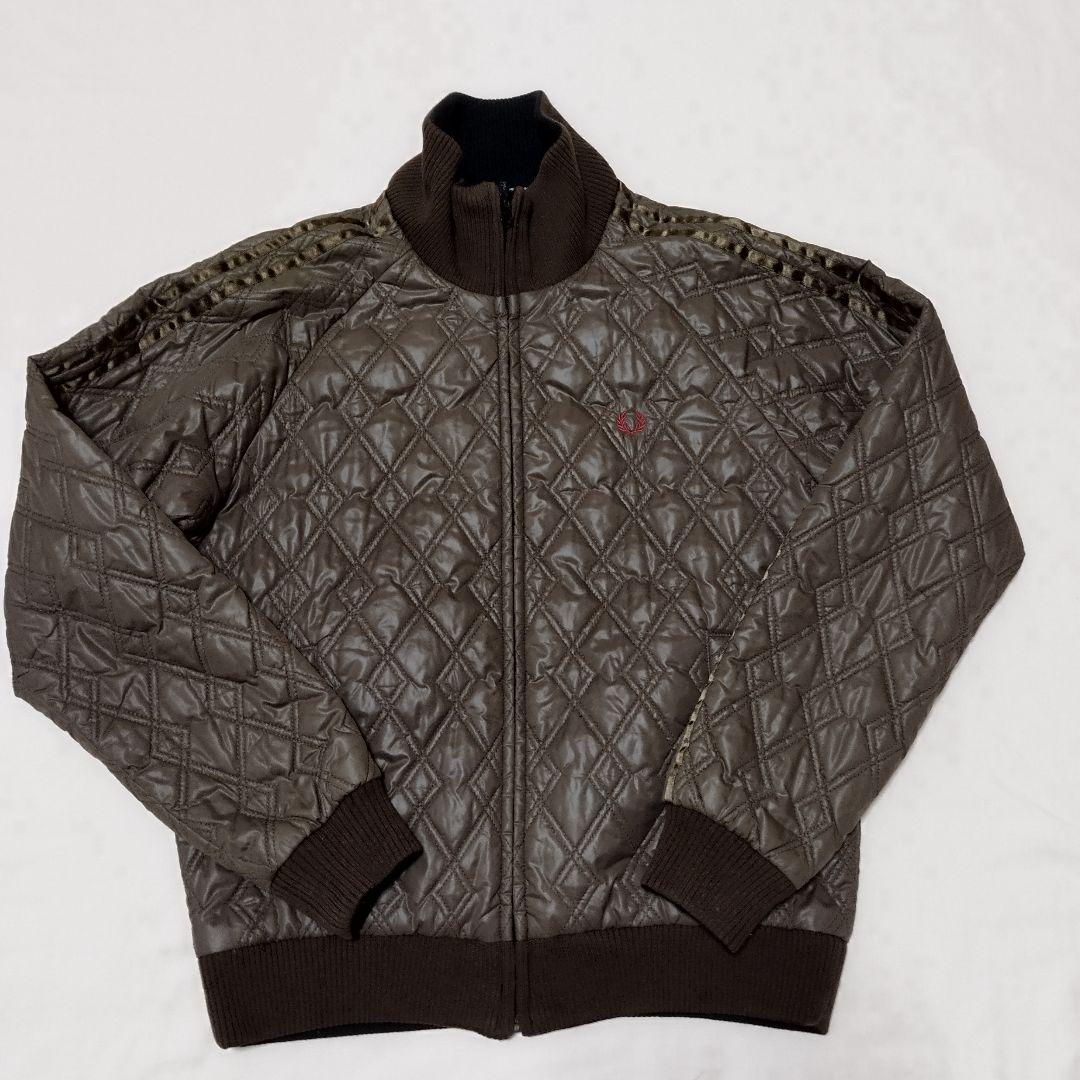 フレッドペリー　リバーシブル　ジャンパー　ブルゾン　キルティング　千鳥格子　M