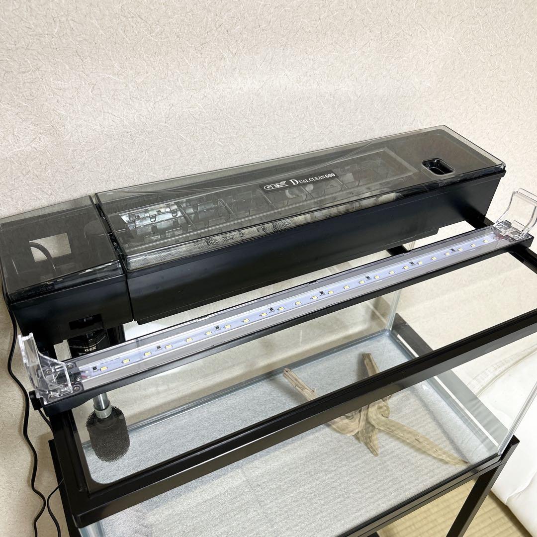 【大阪 近畿 直接取引 引き取り限定】美品 GEX 60cm水槽 水槽台セット