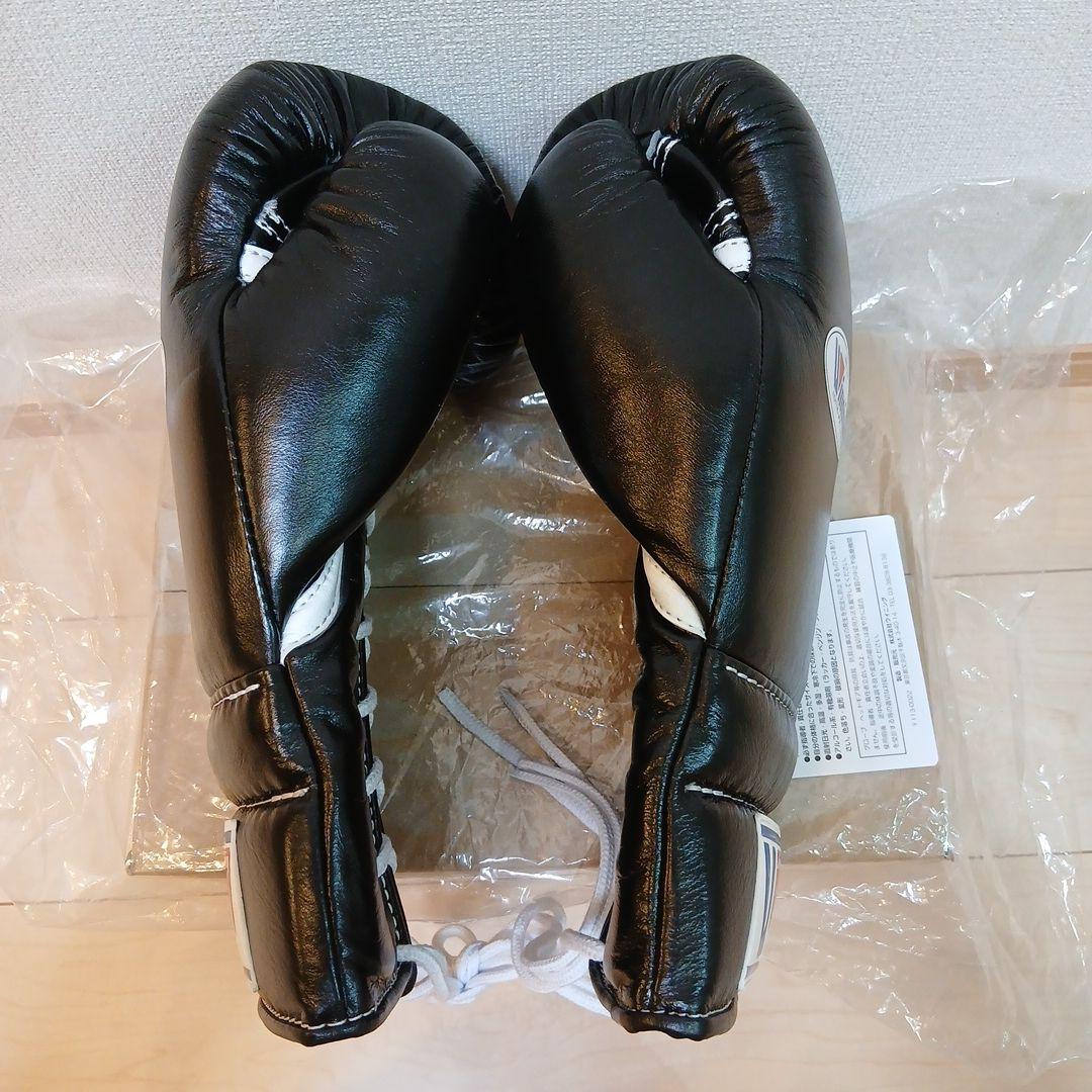 ウィニング ボクシンググローブ 14 oz ブラックひも式