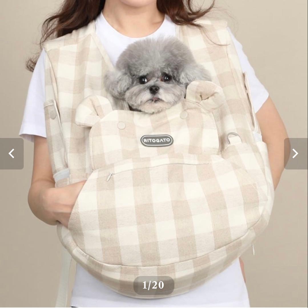 RITOGATO リネンチェック フリーサイズ