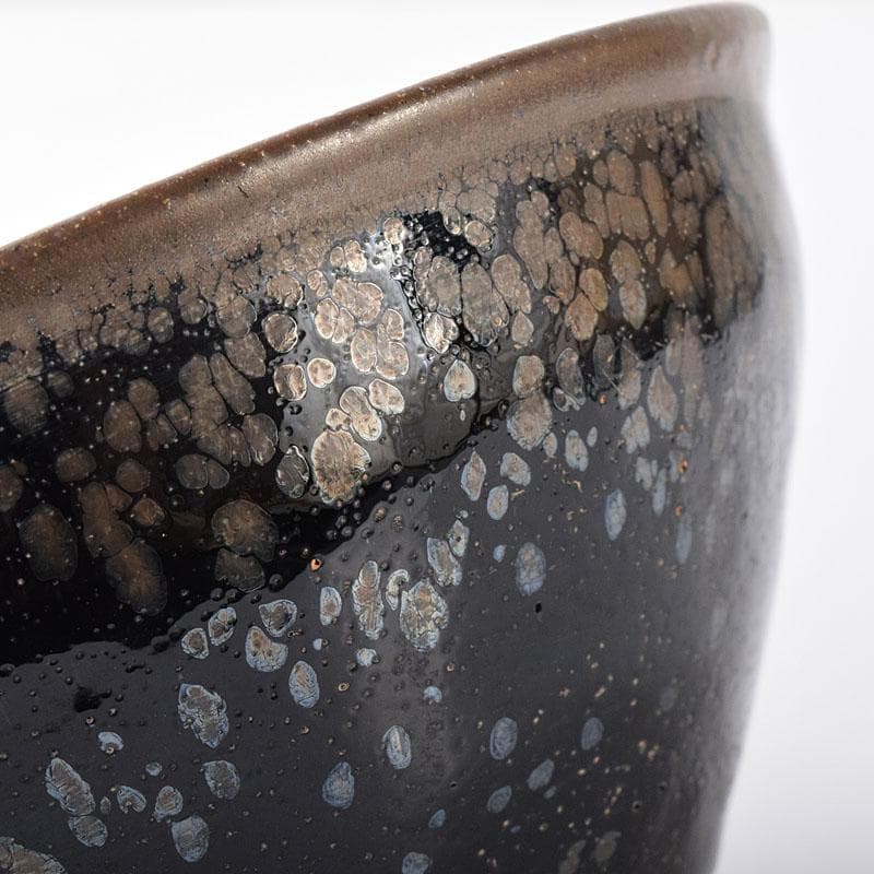 中国　建窯　油滴　曜変天目茶碗　C　R8389