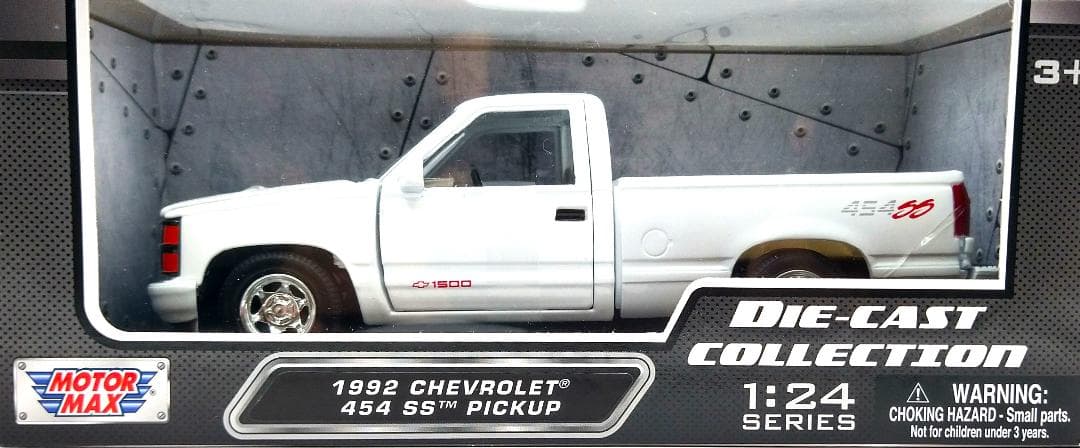 モーターマックス TL 1/24 '92 C-1500 454SS WHITE