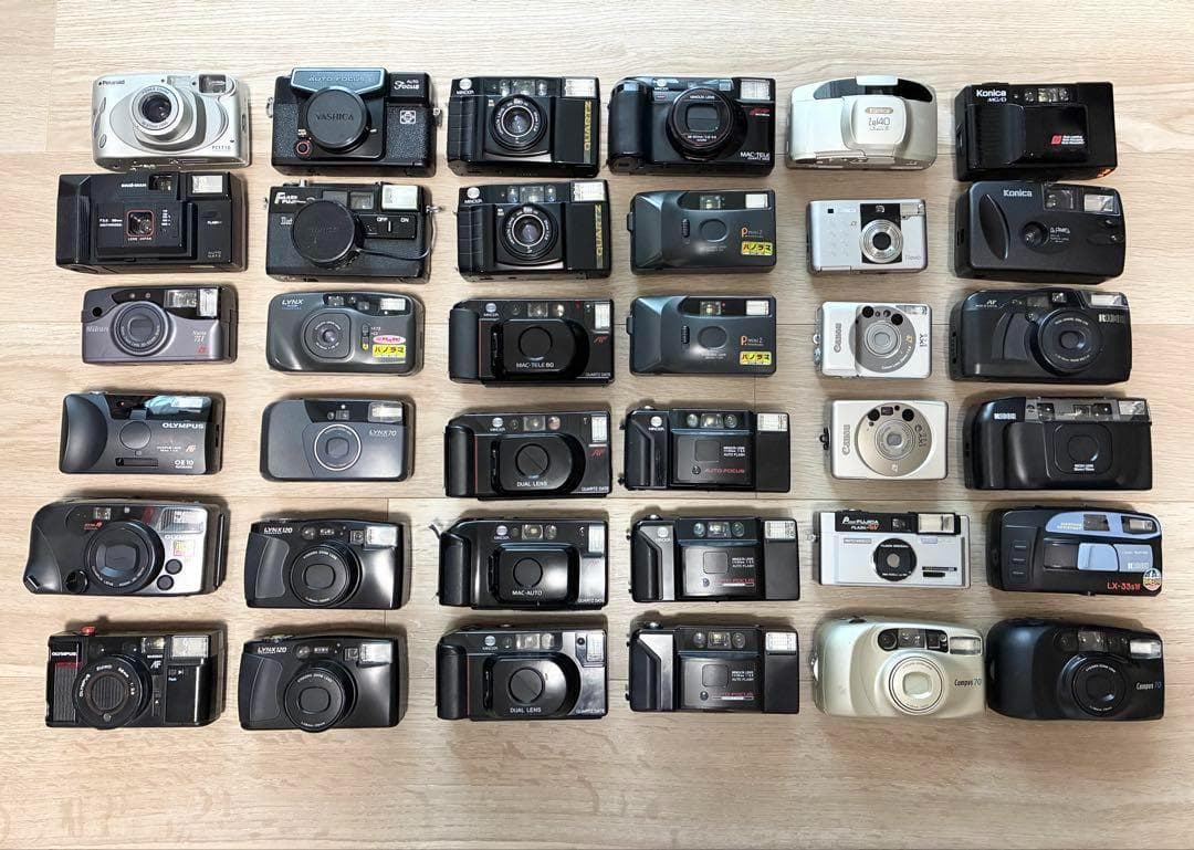 カメラ　まとめ売り 36台　Canon・OLYMPUS・FUJ I・RICOH他