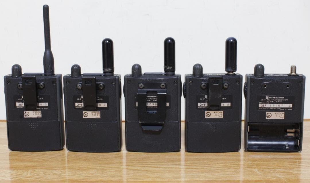 ◆STANDARD FMトランシーバーC401 ５台ジャンク【13】◆