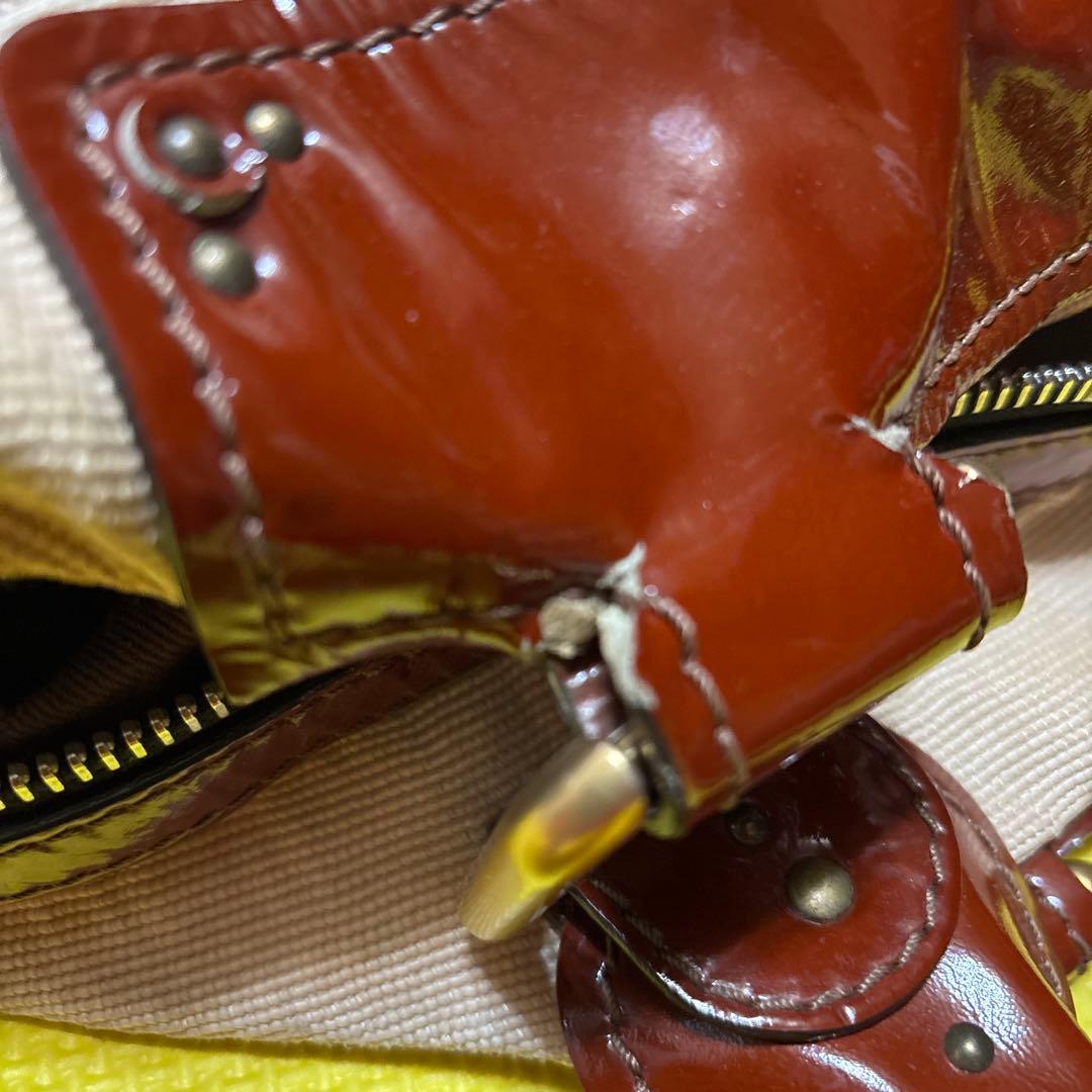 SeeByChloeベージュとブラウンのハンドバッグ