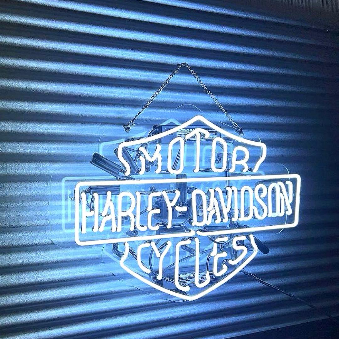 一点のみ★ハーレーダビットソンネオン看板★世田谷ベース★ガレージ★秘密基地