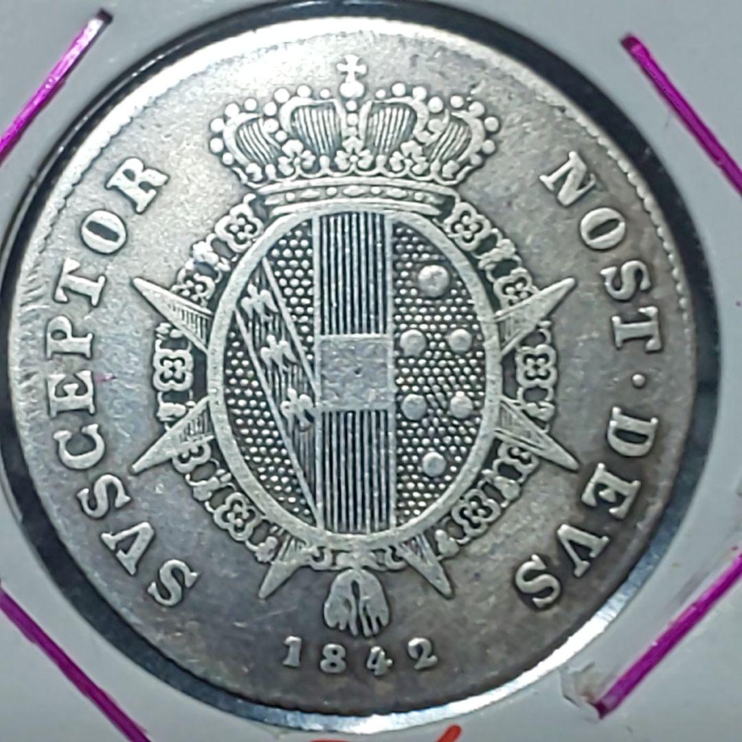 トスカーナ大公国！レオポルドII ！銀貨