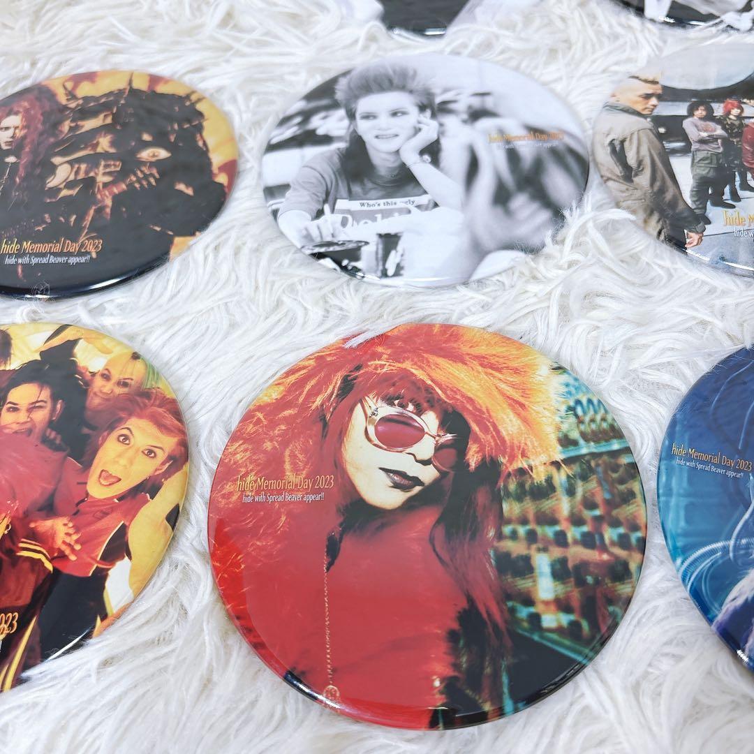 【hide Memorial Day 2023】特大缶バッジ 10種 フルコンプ