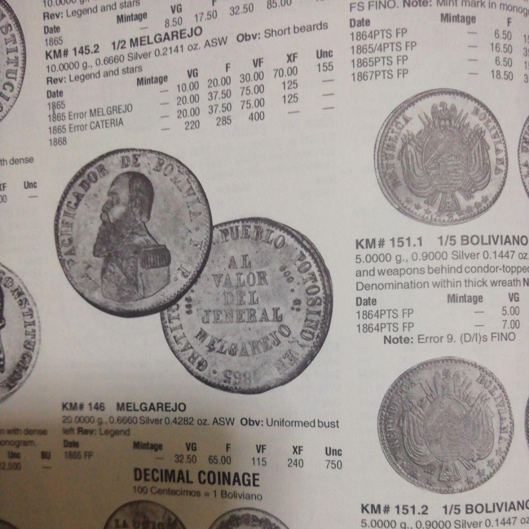 sale 値下げ　ボリビア銀貨