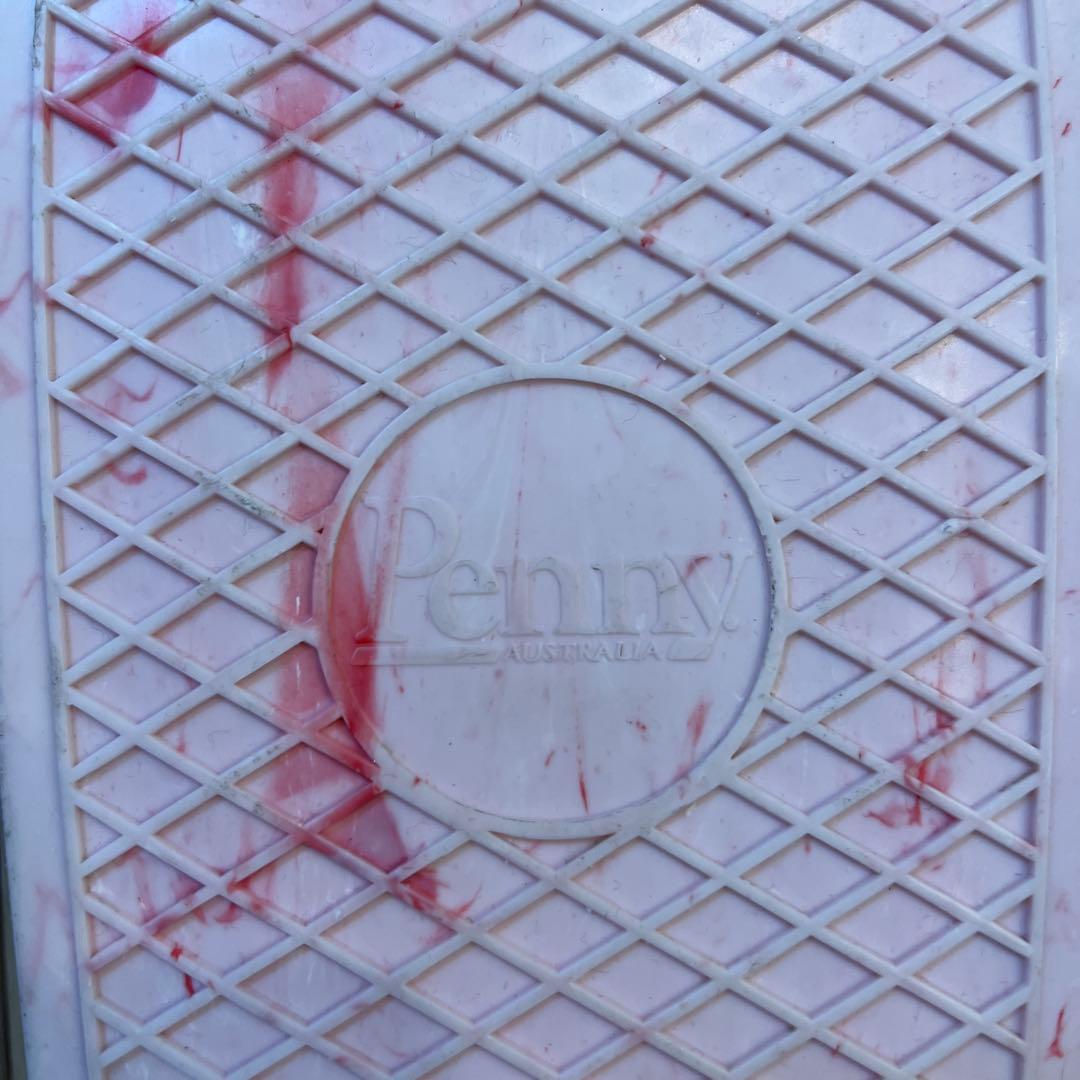 Penny スケートボード ピンク&レッドマーブル