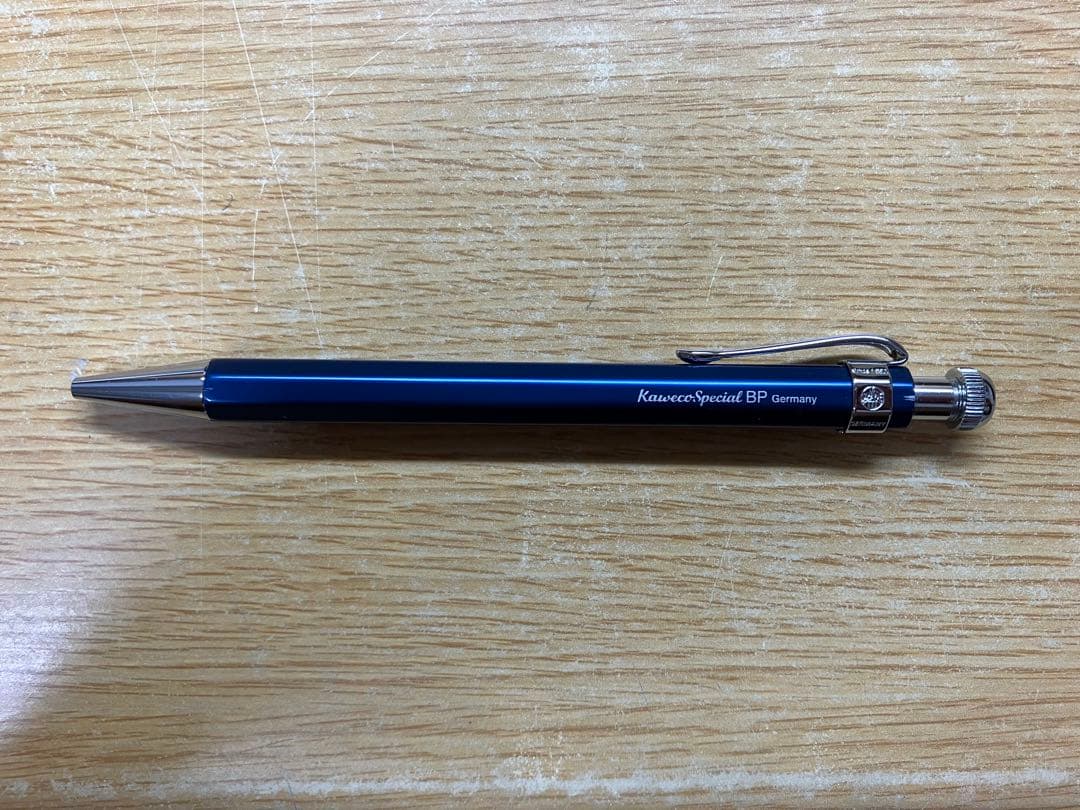 カヴェコスペシャル ブルーエディション　ボールペン クリップ付きkaweco