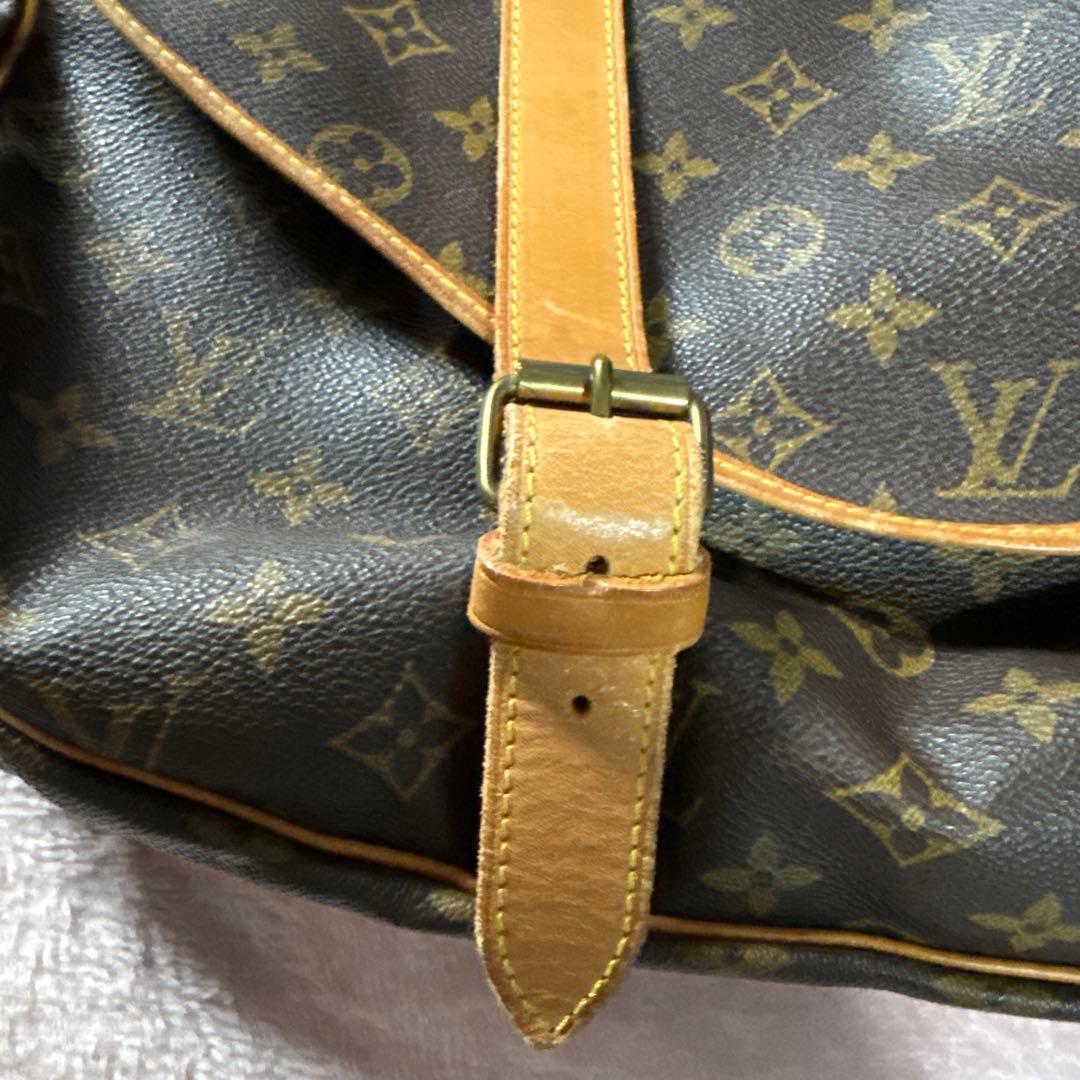 ルイ・ヴィトン　ショルダーバッグ ソミュール43 モノグラムキャンバス