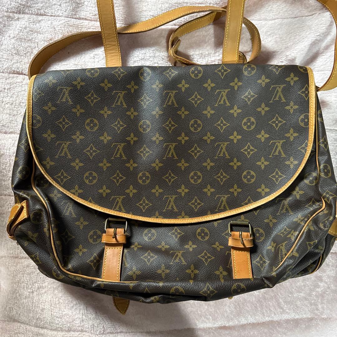 ルイ・ヴィトン　ショルダーバッグ ソミュール43 モノグラムキャンバス