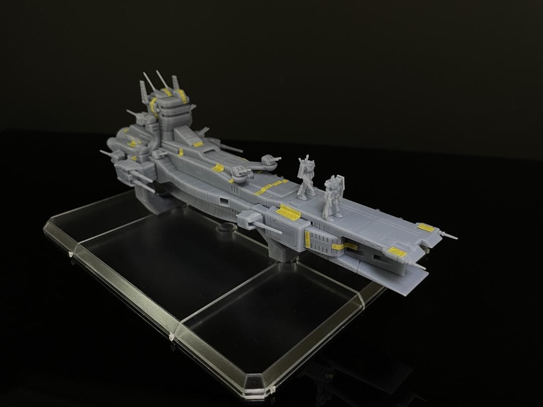 機動戦士Ｚガンダム　1/1200 サラミス改級巡洋艦　レジンキット　未塗装品