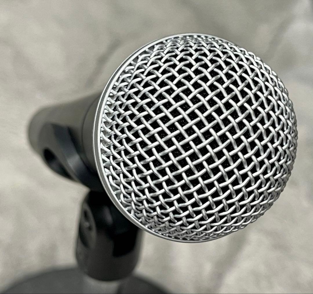 超定番SHURE SM58 ダイナミックマイク 2本セット 【グリル新品交換済】