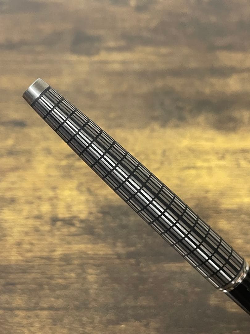 新品未使用　1977年製　蝕刻　エリート　18金　万年筆　パイロット　細字