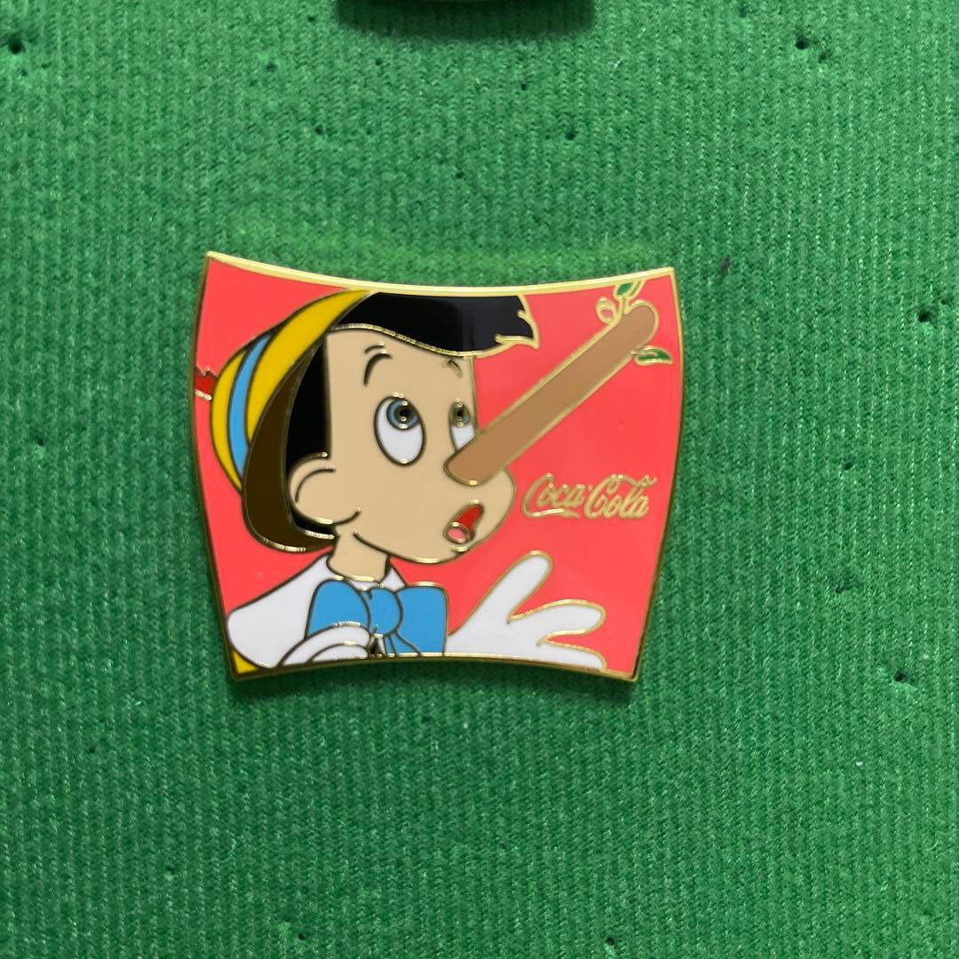 コカ・コーラ ピノキオ ボトル型　ピンズ4個セット LE100
