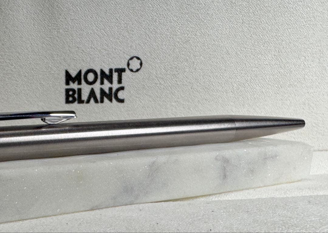 【極美品】MONT BLANC 1970S シルバー スリムライン