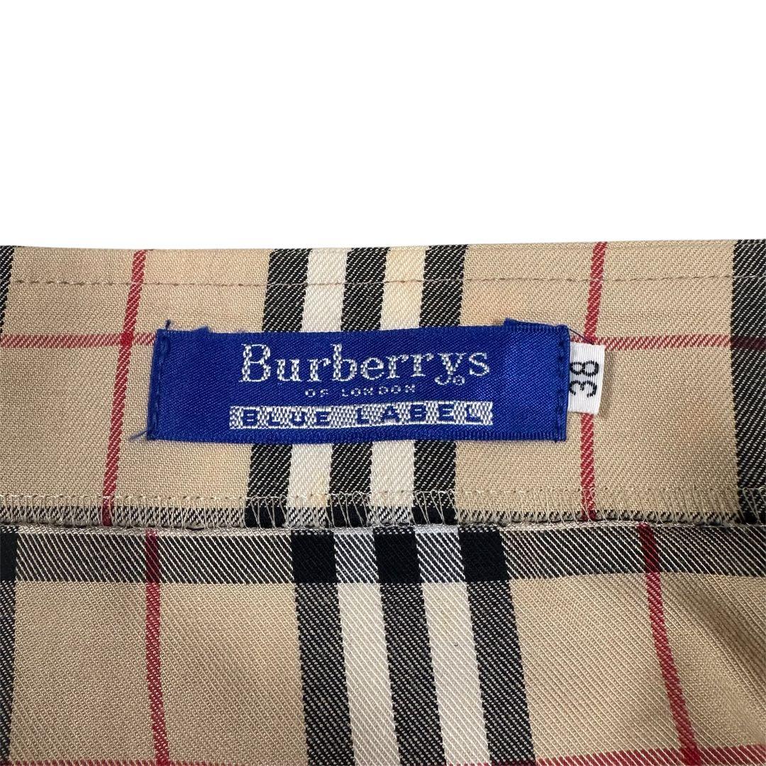 バーバリー BURBERRYS BLUE LABEL ノバチェック スカート