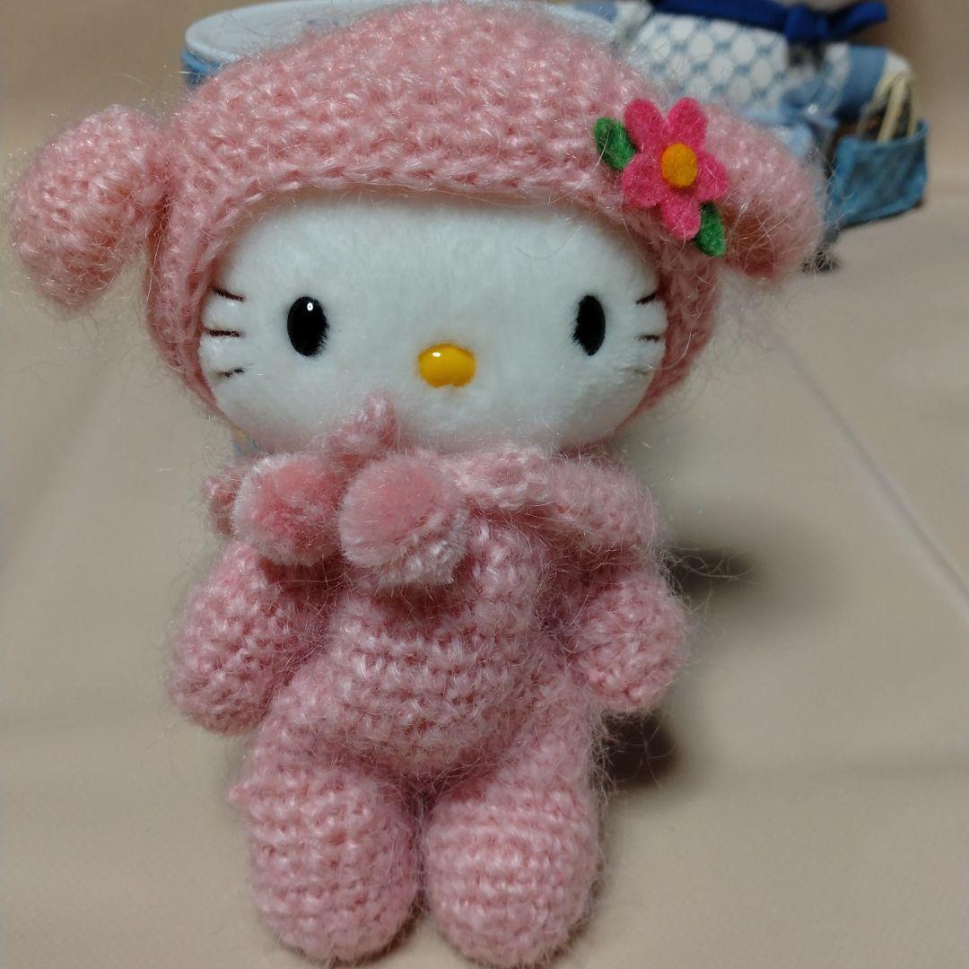 ハローキティ　キーホルダー　ぬいぐるみ