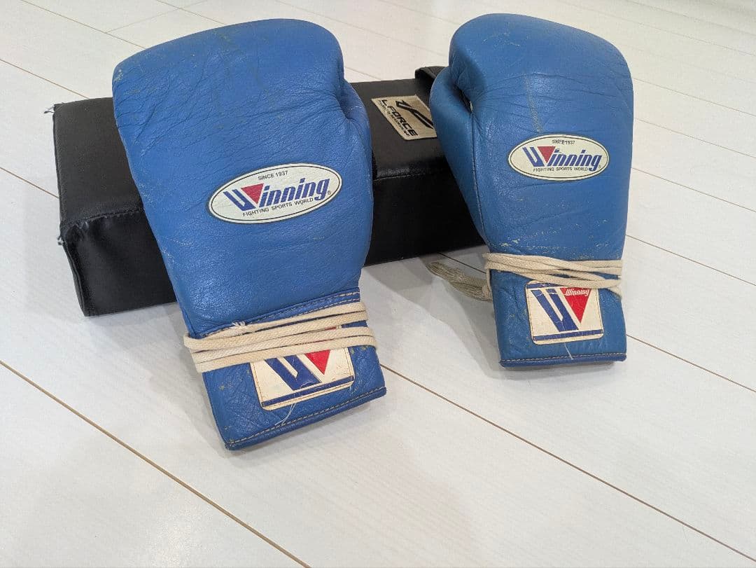Winning ボクシンググローブ 8 oz 青　ミットなし