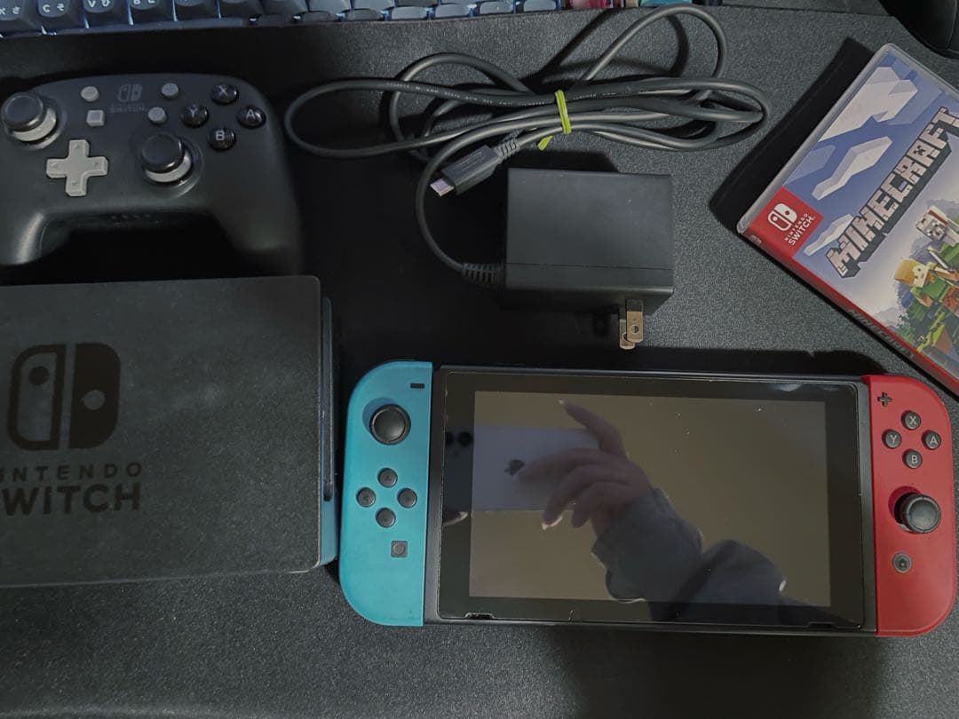 switch 本体　Minecraft、Proコントローラー付き