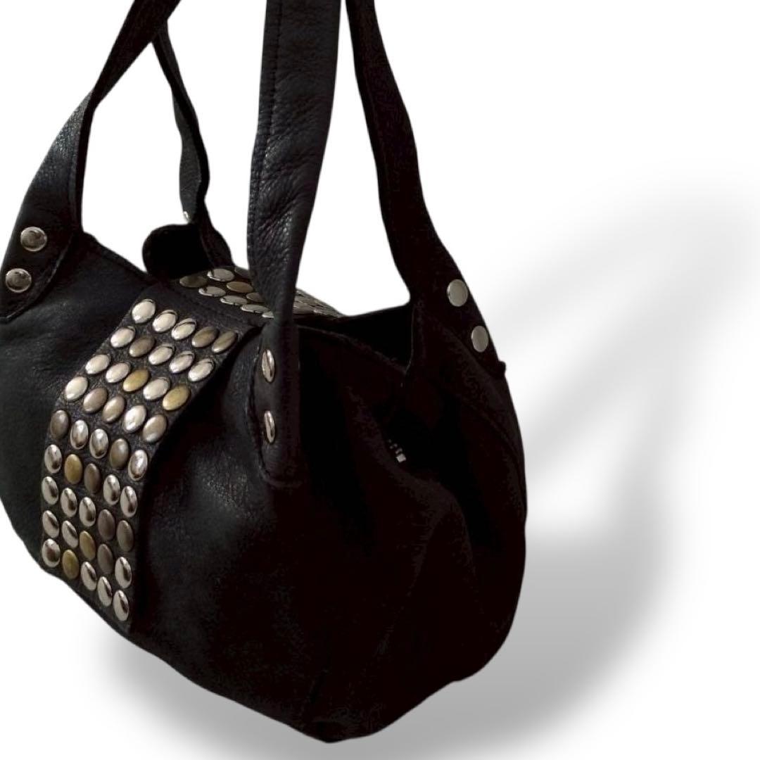 TRES y2k 00s 海外ガール 本革 スタッズ ミニショルダー バッグ