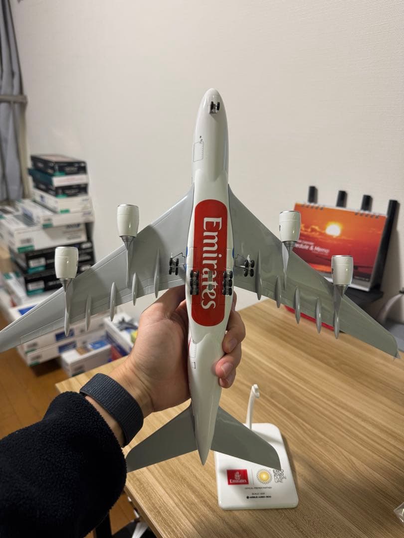 Emirates エミレーツ A380-800 A6-EOC 1/200モデル