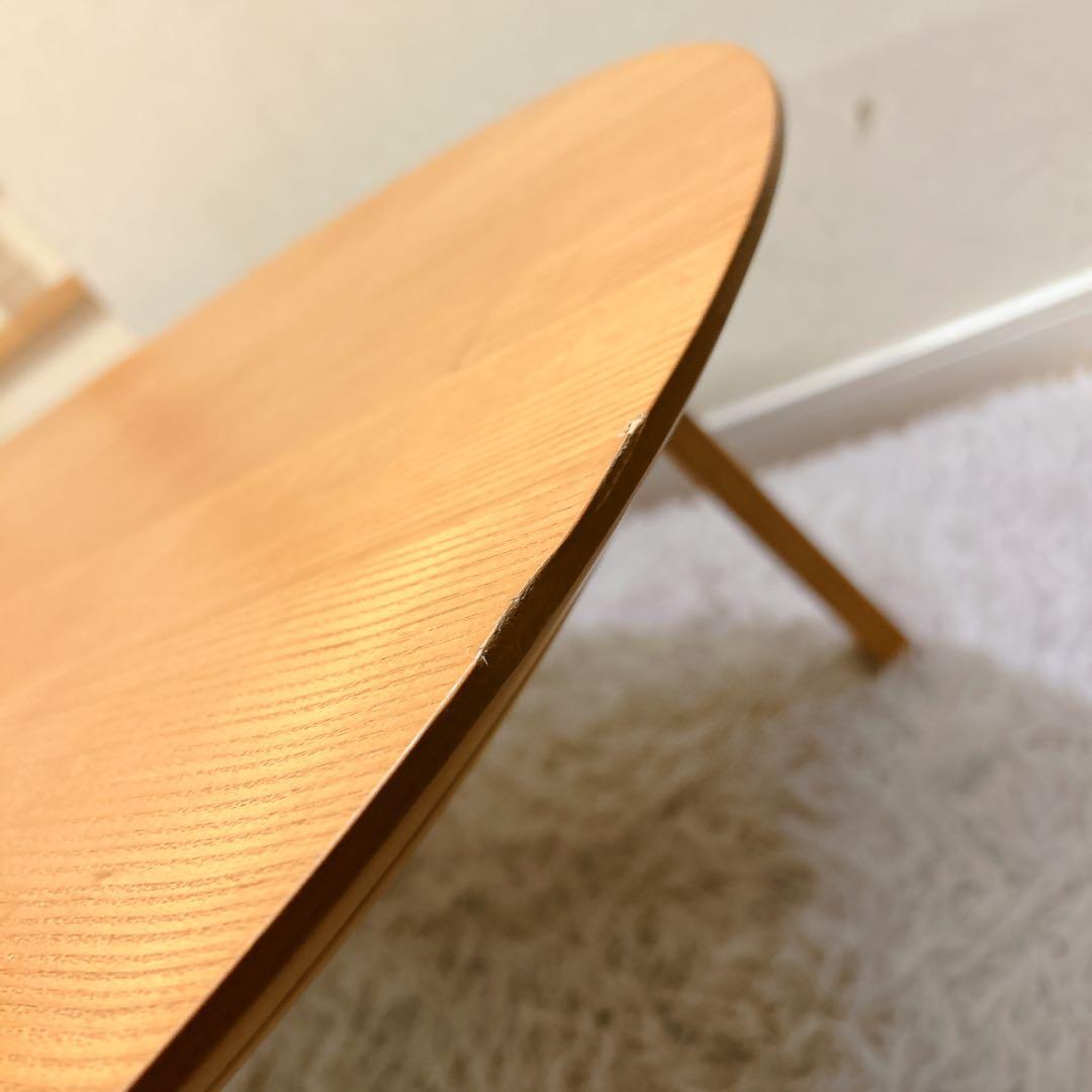 MUJI 無印良品 タモ材 楕円形 大型こたつ 電源コード新品