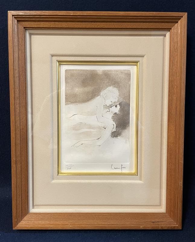「真作」Leonor Fini「Les amants」銅版画　XXIV/XXX
