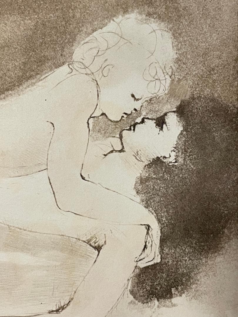 「真作」Leonor Fini「Les amants」銅版画　XXIV/XXX