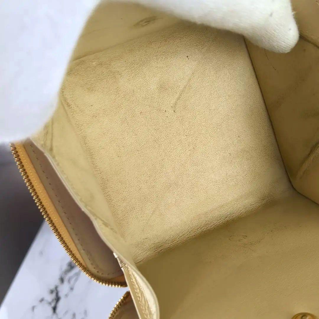 【現行】ボッテガヴェネタ☆マキシ　金金具　ラウンドファスナー　折り財布