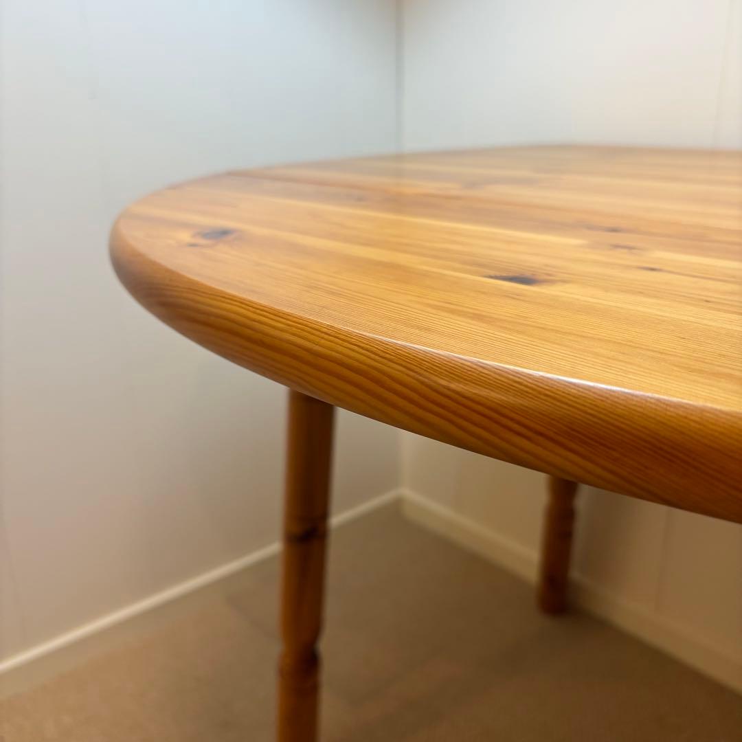 ヴィンテージ パイン無垢材　バタフライ　ダイニングテーブル