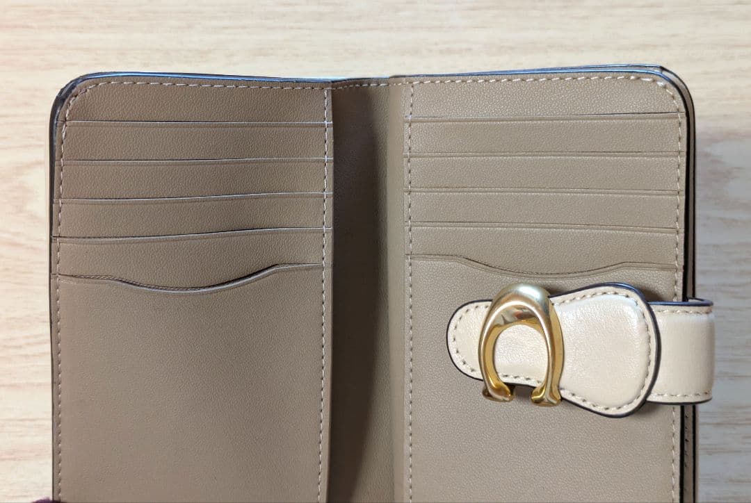 【COACH コーチ】 タビー ミディアム ウォレット 二つ折り財布 C金具