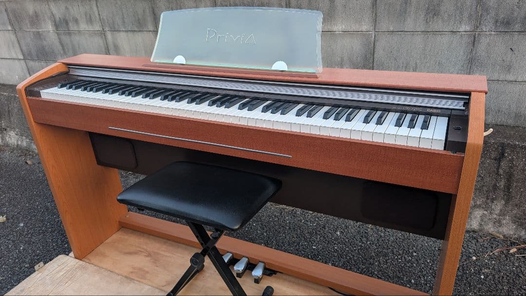 送料込み CASIO 電子ピアノ PX-720C 07年製激可愛い♥＆激激激美品