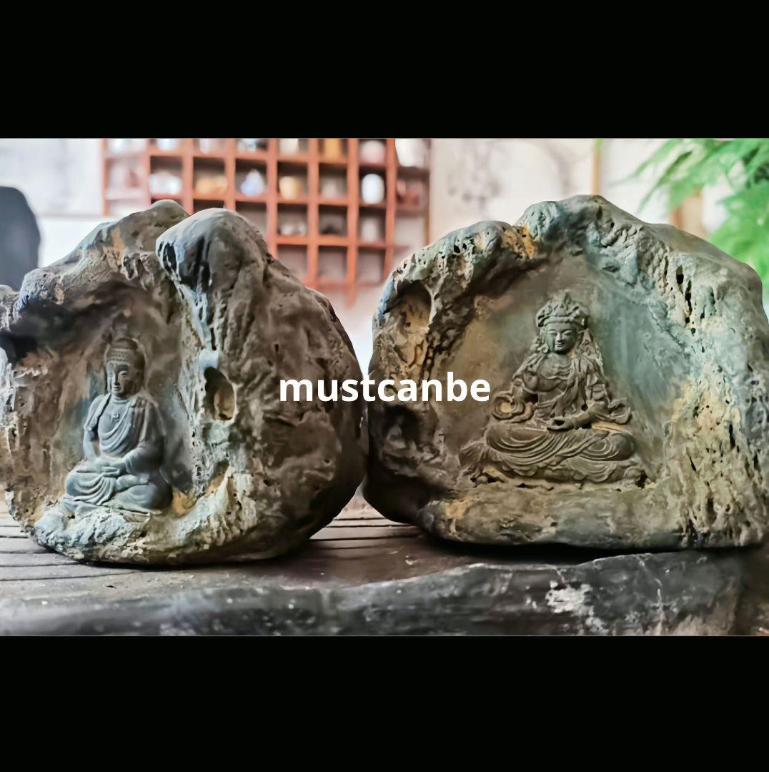 仏像 石像 仏窟禅意仏像 応接間 玄関 茶室 書斎 造景 装飾品 工芸品 置物