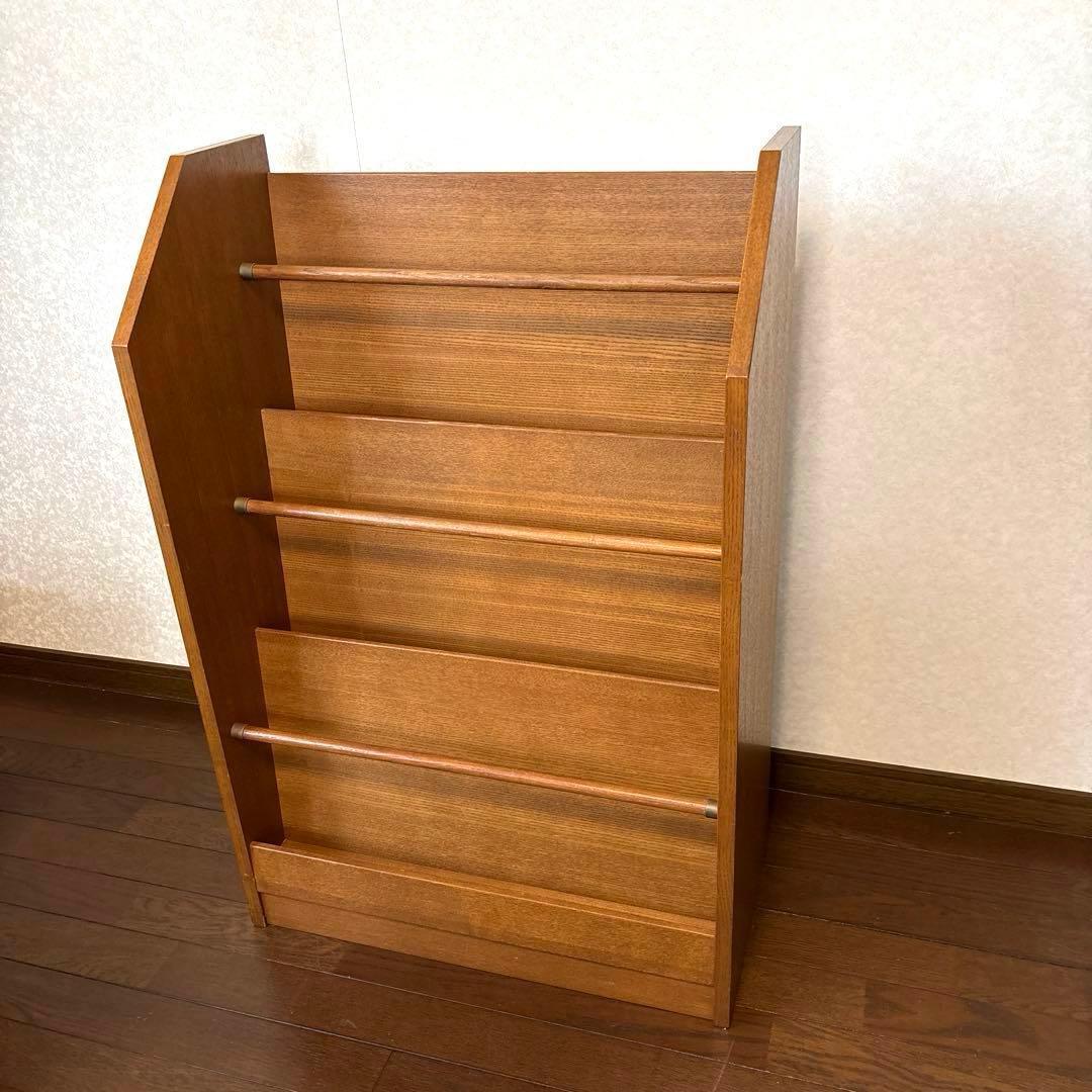 【良品】CONDE HOUSE インテリアセンター マガジンラック 本棚 希少