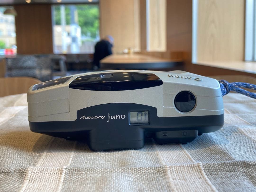 ★完動品・美品・初期保証付★canon autoboy juno ★フィルム入門